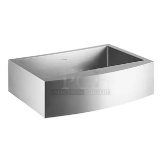 BRAND NEW SCRATCH AND DENT! 76A18SB9302200A American Standard 18SB.9302200A Pekoe 30" x 22" 18 Gauge Stainless Steel One Compartment Farmhouse Sink