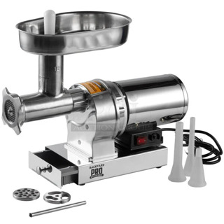 BRAND NEW SCRATCH AND DENT! 2021 Backyard Pro 554BSG12 Butcher Series #12 Electric Meat Grinder. 120 Volts, 1 Phase. Tested and Working!