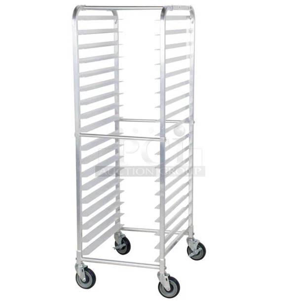 BRAND NEW SCRATCH AND DENT! Regency 600PR183K 18 Pan End Load Bun / Sheet Pan Rack - Unassembled. May Be Missing Pieces.  - Image 1 of 3