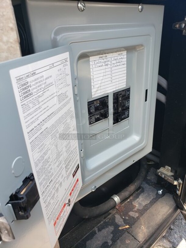 5 Well Mobile Food Cart w/ Enclosed Base, Sneeze Guard, and 2 Dish Dispensers! On Casters! Drain pipes need to be replaced. - Image 8 of 11
