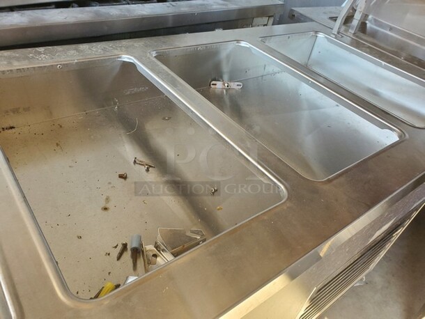 Duke HB4-1H/3C M 60" Hot/Cold Portable Buffet w/ (1) Hot Well & (3) Cold Sections, 115V/1PH, On Casters! - Image 7 of 7