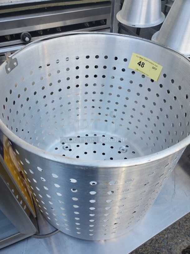 Vegetable Colander w/ 17" Bowl Diameter, Aluminum 18X18X17 - Image 3 of 5