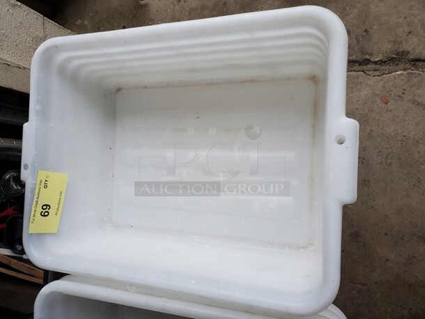 Utility Tote - 20 x 15 x 7", WHITE BIDX5 - Image 2 of 3