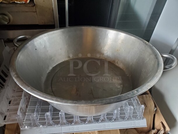 Stainless Steel Utility Pail with Handles - 21 3/4" x 6 1/8" - Image 1 of 3