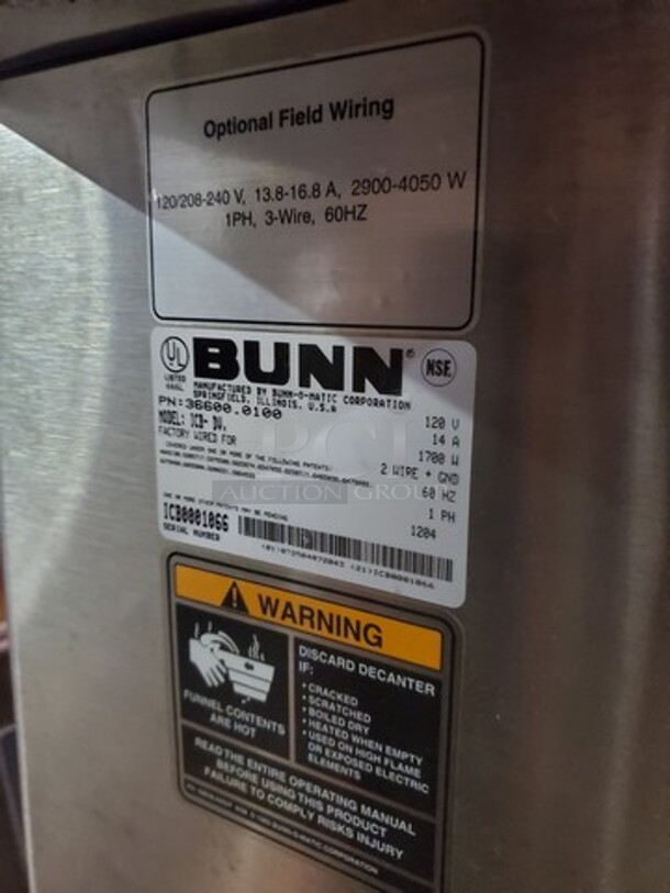 BUNN Coffee Brewer 120V - Image 5 of 5