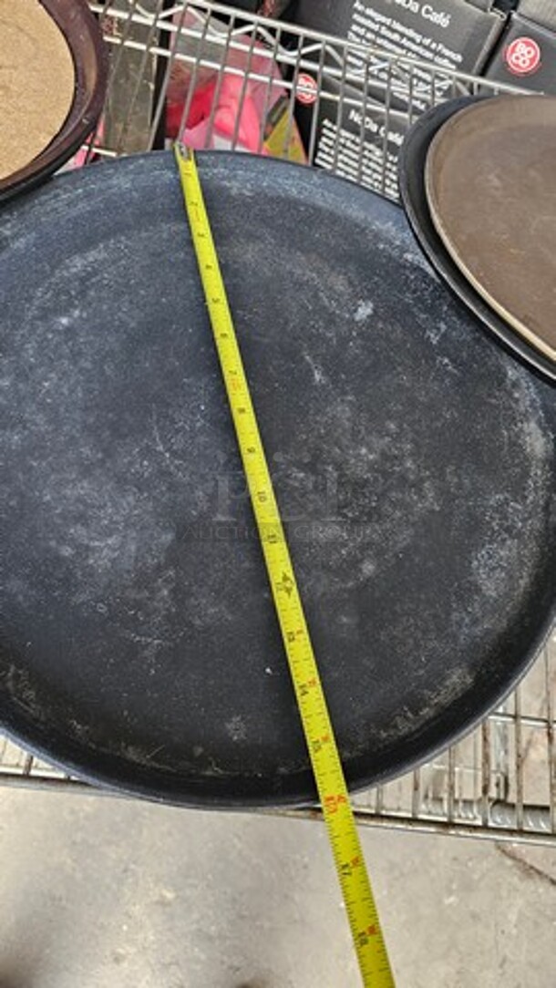 Lot of (7) Miscellaneous Round Trays - Image 3 of 3