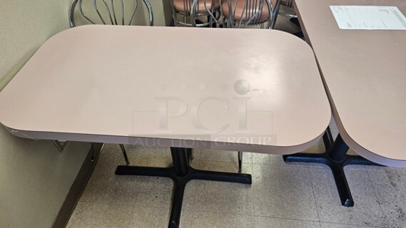 Lot of 2 Rectangular Tables

41 5⁄8 x 23 5⁄8 x 29