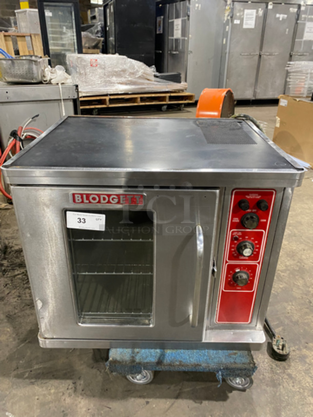 SWEET! Blodgett Commercial Electric Powered Convection Oven! With View Through Door! With Metal Oven Racks! All Stainless Steel!