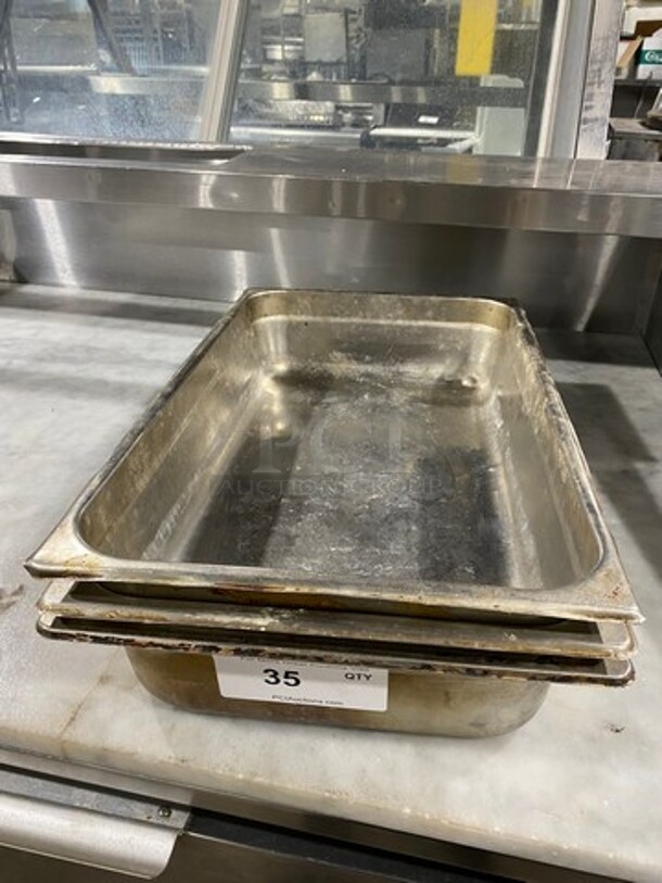 Commercial Steam Table/ Prep Table Food Pans! All Stainless Steel! - Image 5 of 5