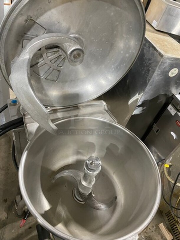 West Glen Commercial Vertical Cutter/Mixer/Mincer! All Stainless Steel! On Legs! Model: WGM445 SN: KJ200144 208V 60HZ 3 Phase - Image 6 of 10