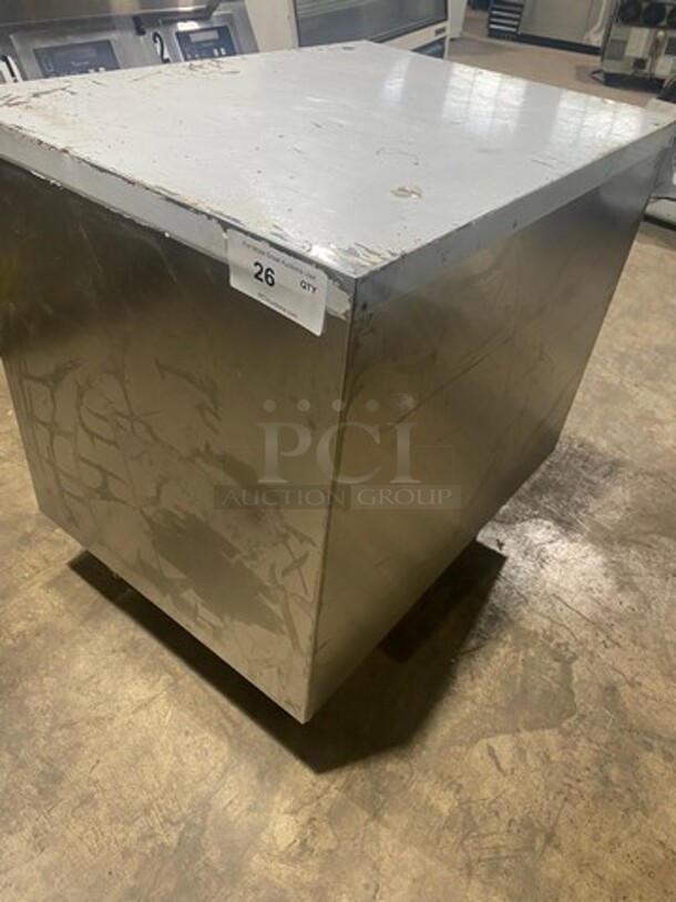 Custom Made Solid Stainless Steel Work Top/ Prep Table! On Legs! - Image 2 of 6