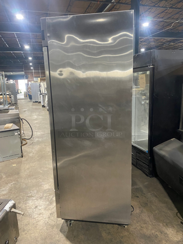Blue Air Commercial 2 Door Reach In Refrigerator! With Poly Coated Racks! All Stainless Steel! On Casters! Model: BASR2 SN: LTR203040054! Not Tested!  115V 60HZ 1 Phase - Image 3 of 10