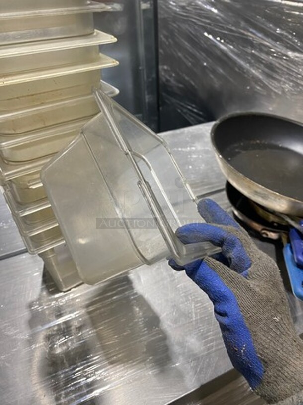 Carlisle Clear Poly 1/6x4" Food Containers! 17x Your Bid! - Image 4 of 8