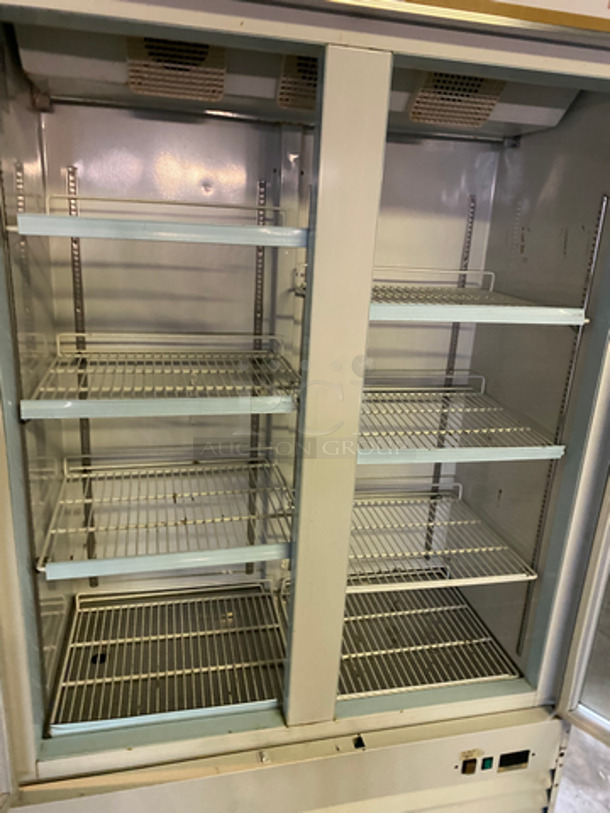 Commercial 2 Door Freezer Merchandiser! With Poly Coated Racks! With View Through Doors! On Casters! Model: KCGM27FW 115V 60HZ - Image 5 of 10
