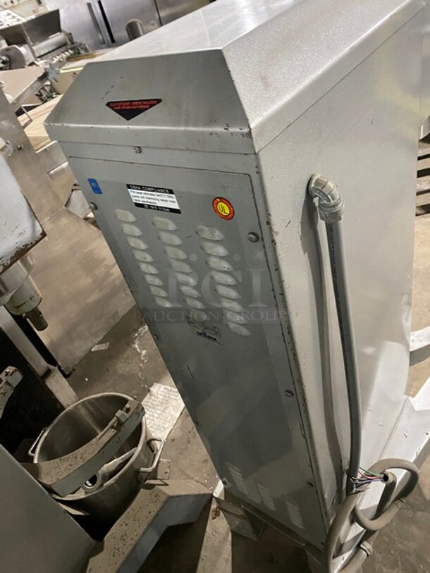 Univex 60Qt Metal Commercial Floor Style Planetary Dough Mixer! MODEL SRM60 208V 3PH  - Image 4 of 10