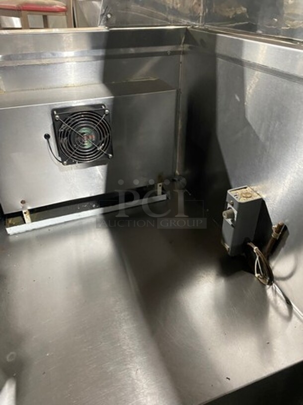 2012 Coolman Commercial Refrigerated Sandwich Prep Table! With 2 Door Underneath Storage Space! All Stainless Steel! On Casters! Model: CRI60BM SN: 114451 120V 60HZ 1 Phase - Image 7 of 10