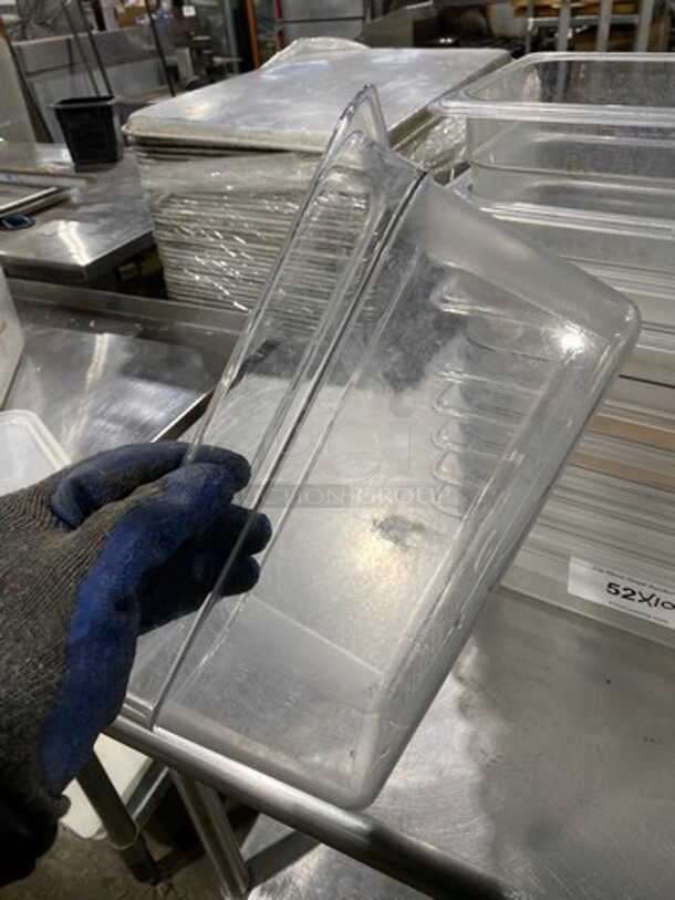 Cambro Assorted Size Clear Food Containers! 10x Your Bid! - Image 3 of 7