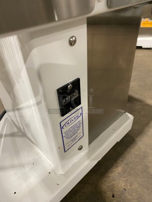 Oliver Commercial Countertop Mini Chip Slicer! Model: 738 SN: 189180 115V 60HZ 1 Phase - Image 6 of 8