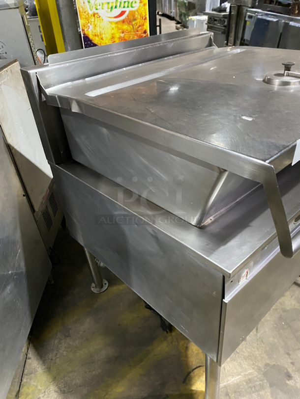 FAB! Cleveland Natural Gas Powered Tilt Skillet/Braising Pan! All Stainless Steel! On Legs! - Image 3 of 7
