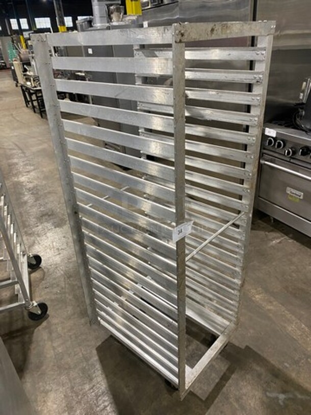 Metal Commercial Pan Transport Rack! On Casters! - Image 2 of 5