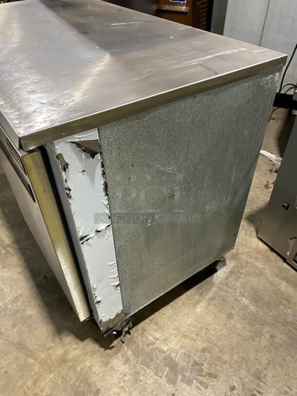Cool Tech Commercial 2 Door Lowboy/Worktop Cooler! All Stainless Steel! On Casters! Model: CUSTOM48LB SN: 114962 115V - Image 3 of 8