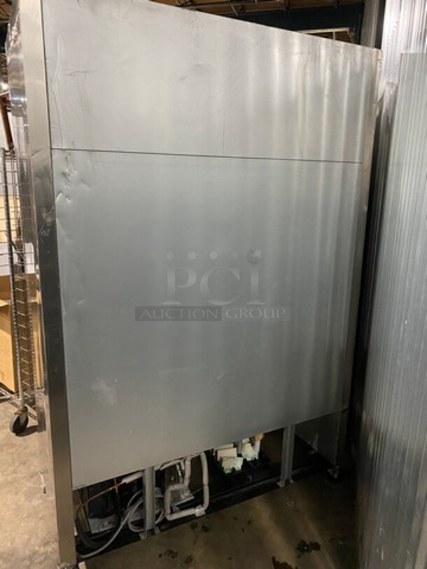 Norlake Commercial 2 Door Reach In Freezer! With Poly Coated Racks! All Stainless Steel! On Casters! AdvantEDGE Series! Model: F49S SN: 13120131 115V 1 Phase - Image 3 of 12