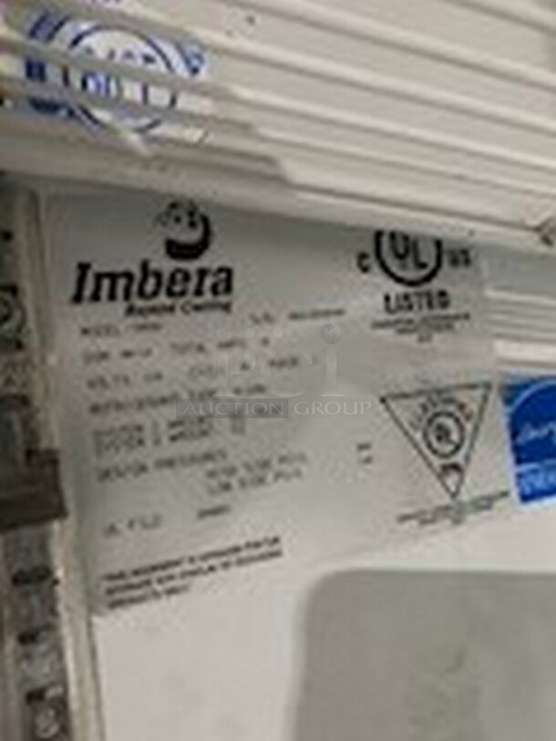 Nice! Imbera 2 Sliding Glass Door Reach In Cooler Merchandiser! Model VRD37 Serial 083140500307! 115V 1Phase! - Image 6 of 7