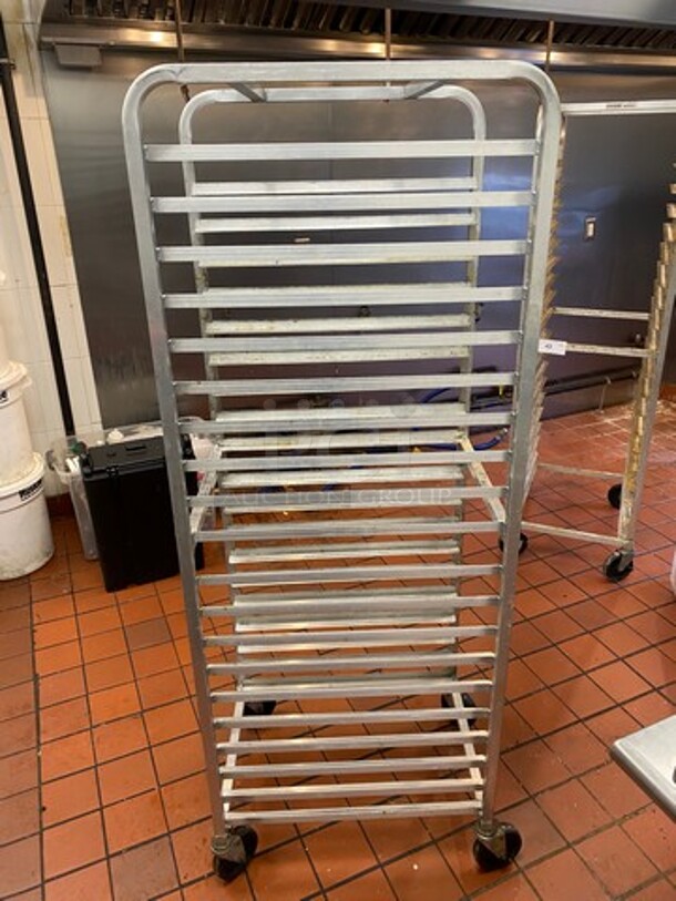 Channel Metal Commercial Pan Transport Rack! On Casters! Model: 401AC - Image 2 of 5
