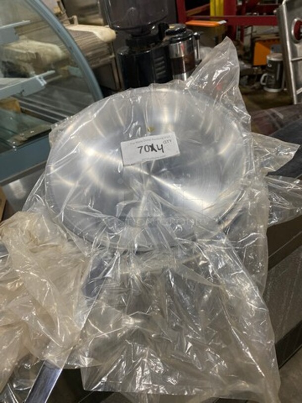 NEW! Stainless Steel Frying Pans! 4x Your Bid! - Image 1 of 2