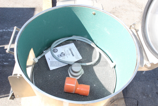 BRAND NEW OUT OF ORIGINAL PACKAGING! Fama 66 lb. Potato Peeler - 220V, 1 1/5 hp. 21-3/4x31-1/2x35-3/8.  - Image 7 of 7