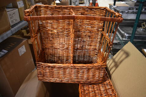 Box of 2 BRAND NEW! Willow Group 83208 Rectangle Willow Bin