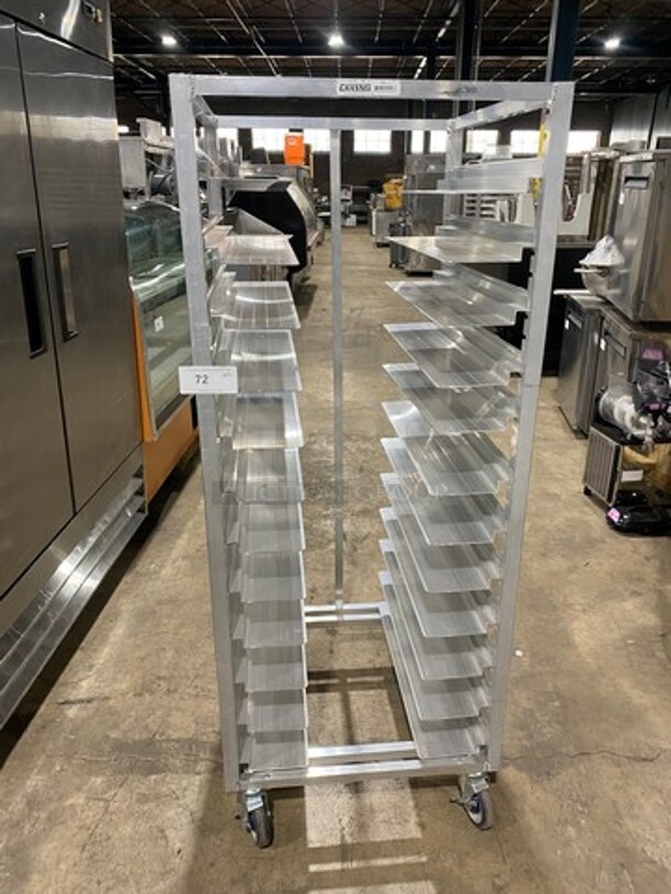 Channel Metal Commercial Pan Transport Rack! On Casters! Model: AUR12