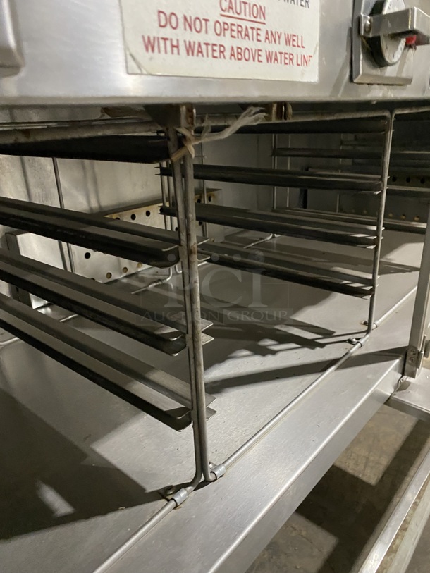 Seco Electric Powered All Stainless Steel 4 Compartment Steam Table! With Sneeze Guard! On Casters! - Image 8 of 12