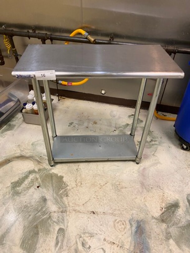 AmGood Solid Stainless Steel Work Top/ Prep Table! With Storage Space Underneath! On Legs!
