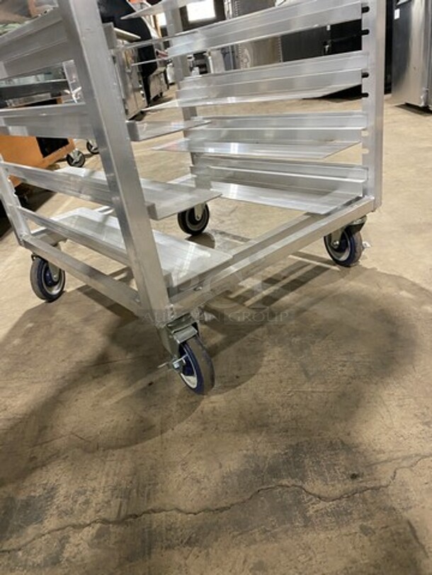 Channel Metal Commercial Pan Transport Rack! On Casters! Model: AUR12 - Image 4 of 5