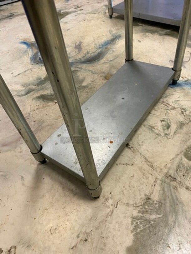 AmGood Solid Stainless Steel Work Top/ Prep Table! With Storage Space Underneath! On Legs! - Image 7 of 7