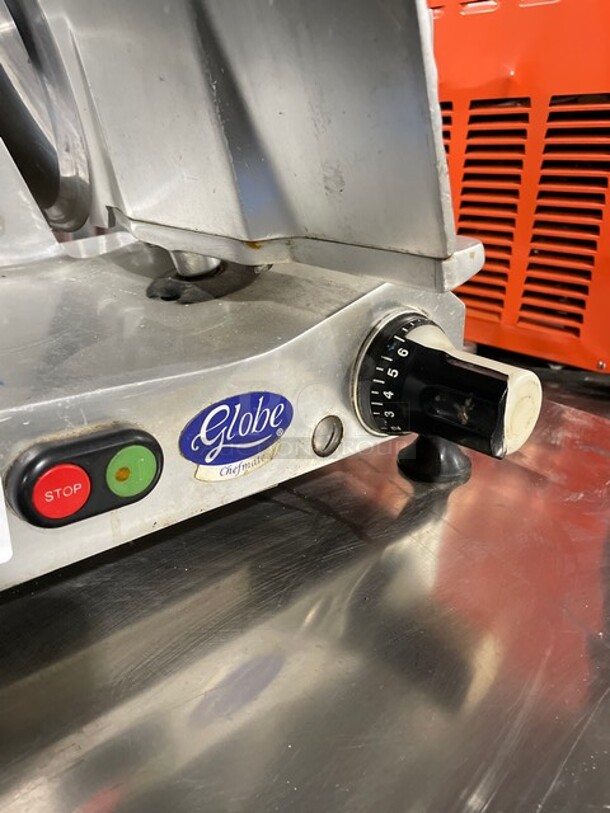 Globe Stainless Steel Commercial Countertop Meat Slicer! - Image 5 of 9