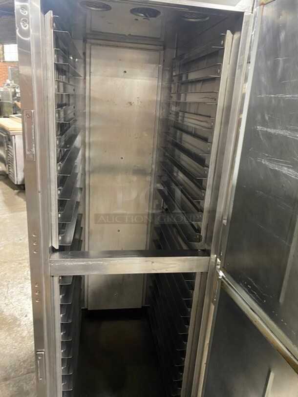 Nice! Cres Cor Commercial Roast-N-Hold Oven! With Split Doors! Electric! All Stainless Steel! On Casters! MODEL CO151F1818B2083 SN:212907 208V 60HZ 3 Phase! Working When Removed!  - Image 5 of 10