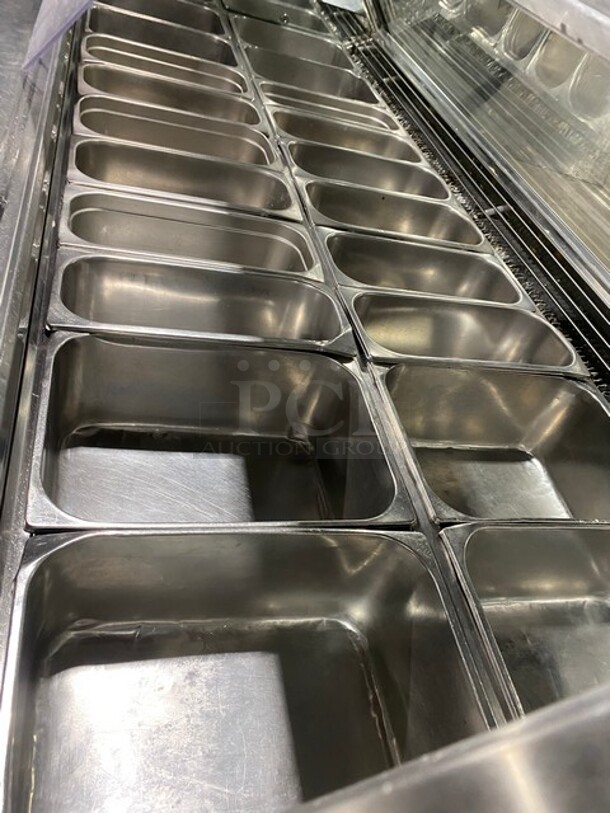 Oscartielle Gelato Serving Station! Glass Sliding Doors on Back Side! Working When Removed! - Image 5 of 9