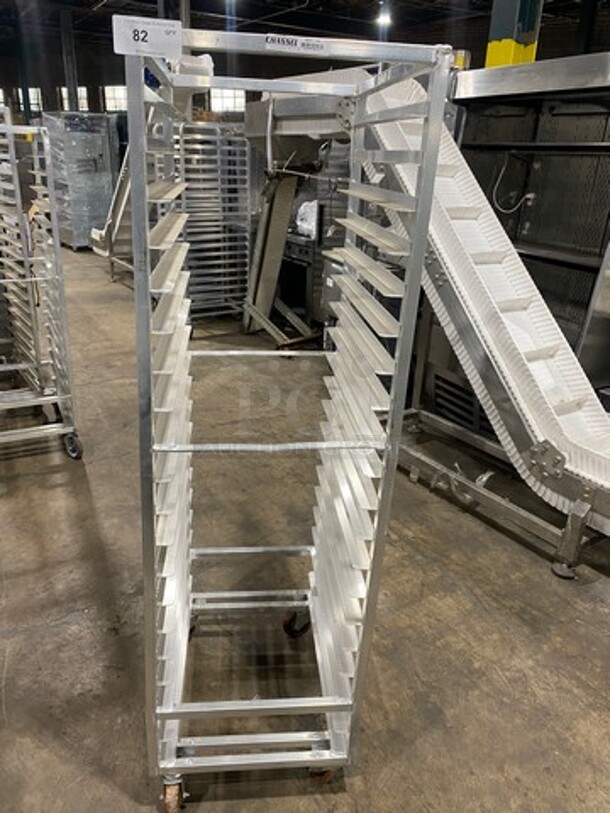 New! Channel Commercial Welded Pan Transport Rack! Model 400A On Casters!