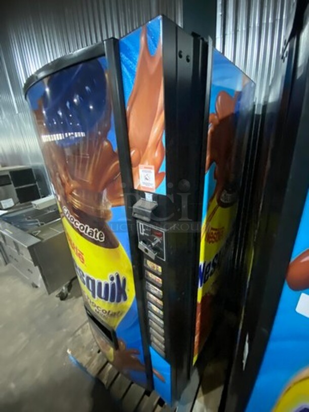 Royal Vendors Commercial Drink Vending Machine! 10 Drink Selections! With Bill And Coin Acceptor! Suitable For Indoor And Outdoor Use! Model: RVCDE65010 SN: 200329FA00057 115V 60HZ 1 Phase - Image 2 of 9