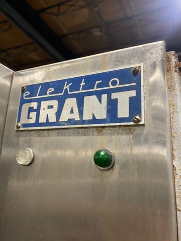 WOW! Elektro Grant Commercial Electric Powered Baking/ Pizza Oven! All Stainless Steel! On Casters! Model: GP32HHH SN: 3310 208/220V 3 Phase - Image 10 of 12