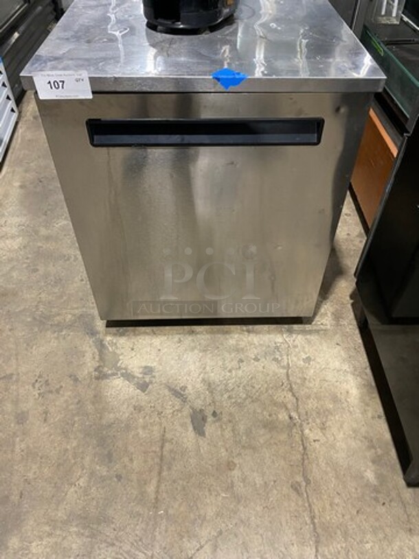 Delfield Commercial Single Door Lowboy/Worktop Cooler! All Stainless Steel! Model: 406STAR2 SN: 0812152000953 115V 60HZ 1 Phase - Image 1 of 7
