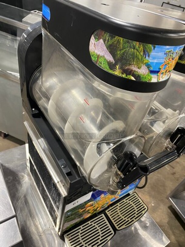 Commercial Countertop 2 Flavor Slushie/ Frozen Beverage Dispenser! Stainless Steel Body! SN: 191118000027 120V - Image 2 of 11
