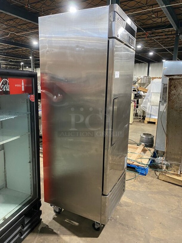 Turbo Air Commercial Single Door Reach In Freezer! Stainless Steel! On Casters! MODEL TSF23D SN:BE2F0006 115V 1PH - Image 2 of 10