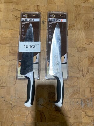 BRAND NEW! Millennia 10" Stainless Steel Chef's Knife! 2x Your Bid! MODEL M22610WBH