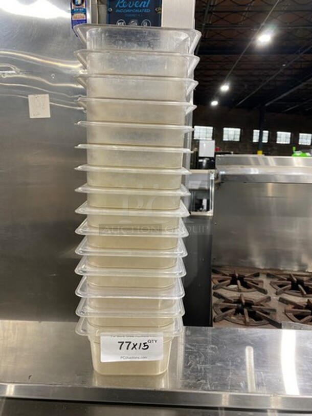 Cambro Clear Poly Food Containers! 15x Your Bid! - Image 1 of 6