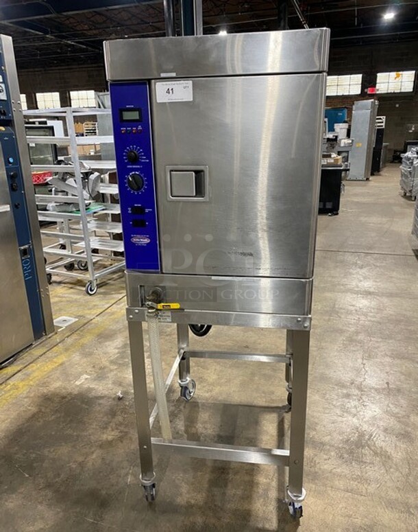 Stellar Steam Commercial Electric Powered Steamer! All Stainless Steel! On Commercial Castors! MODEL CAPELLA SN:021206078 208V