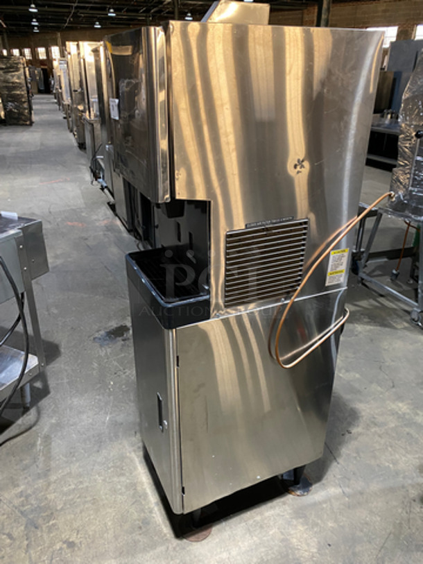 Hoshizaki Commercial Refrigerated Ice Maker/Dispenser And Water Dispenser! All Stainless Steel! On Legs! Model: DCM-270BAH-OS SN: T02447H 115/120V 60HZ 1 Phase - Image 2 of 6