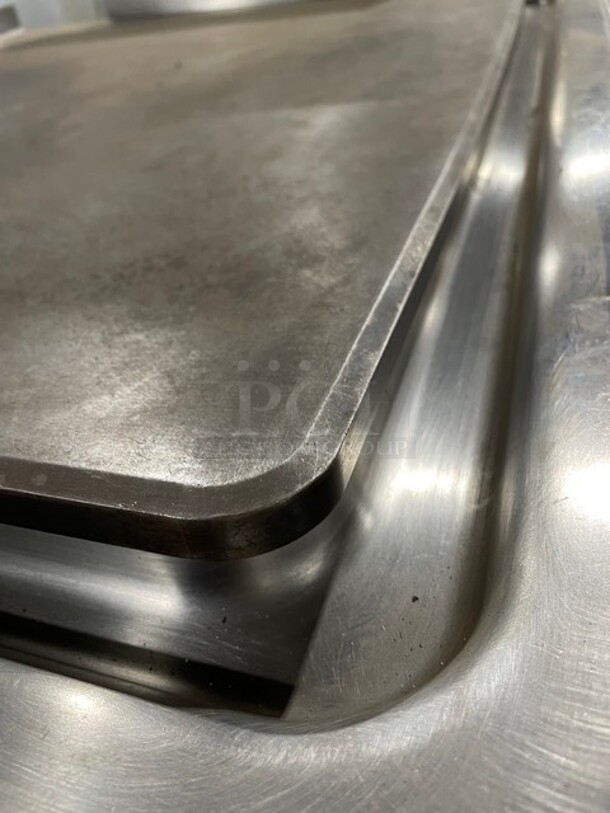 WOW! Electrolux Commercial Natural Gas Powered Plancha Grill! Therma Line Edition! With Storage Underneath! All Stainless Steel! On Legs! 
 - Image 6 of 9